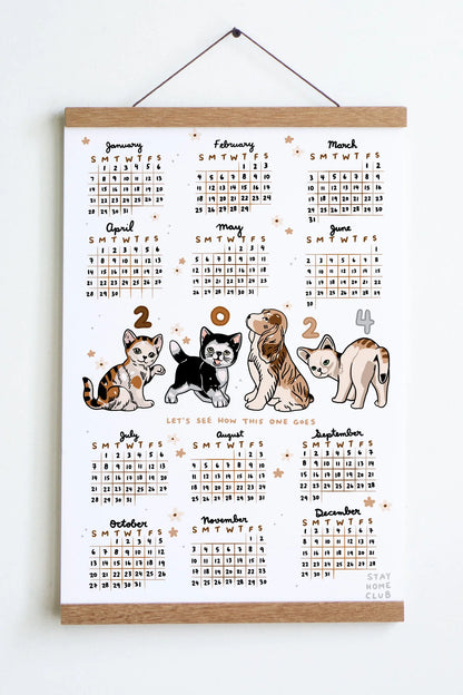 Tchotchkes - 2024 Calendar Print By Stay Home Club