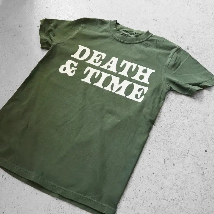 Death & Time T-shirt by Hungry Ghost Press
