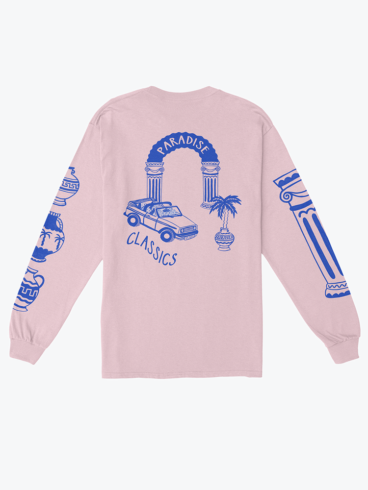 PARADISE CLASSICS  Pink Long sleeve 1 by Lizzie King