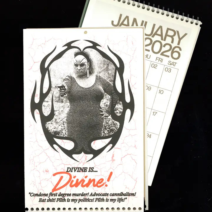 2026 John Waters Calendar by Back of Beyond Press