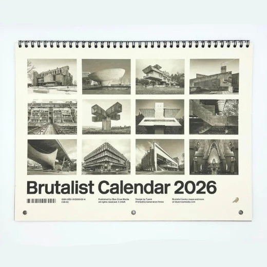 Brutalist Calendar 2026
