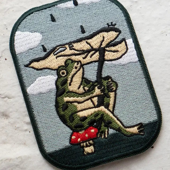 Leaf Umbrella - Frog Sticky Patch by Stay Home Club