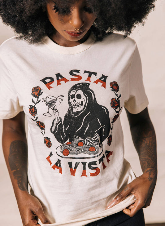 Pasta La Vista T-Shirt by Pyknic