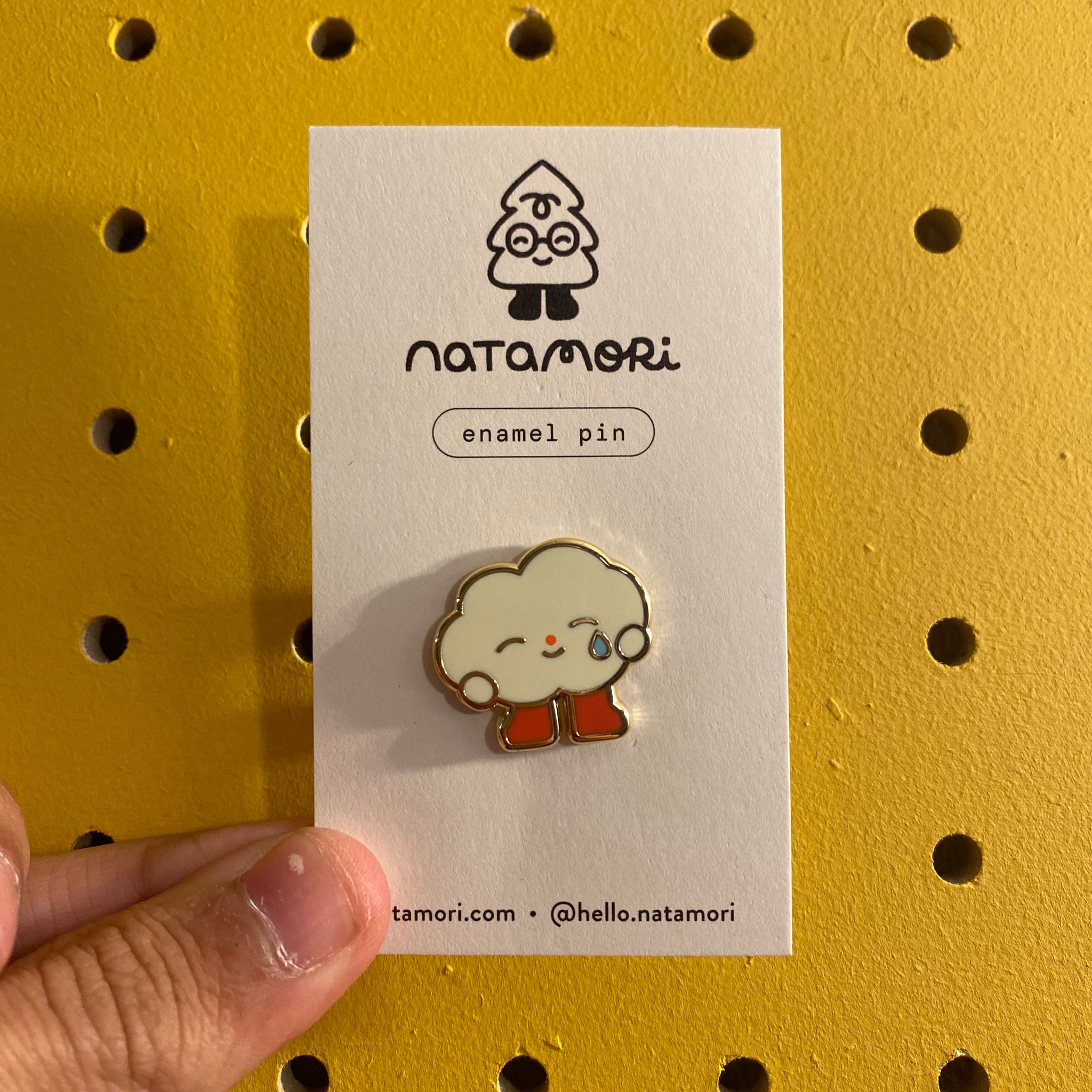 Cloud Enamel Pin by Natamori