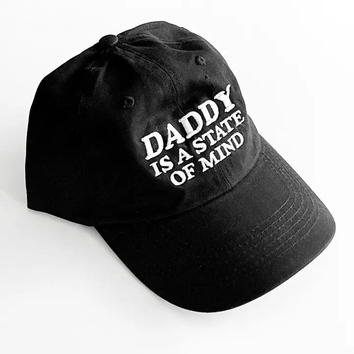 Daddy is a State of Mind Baseball Dad Cap by The Silver Spider