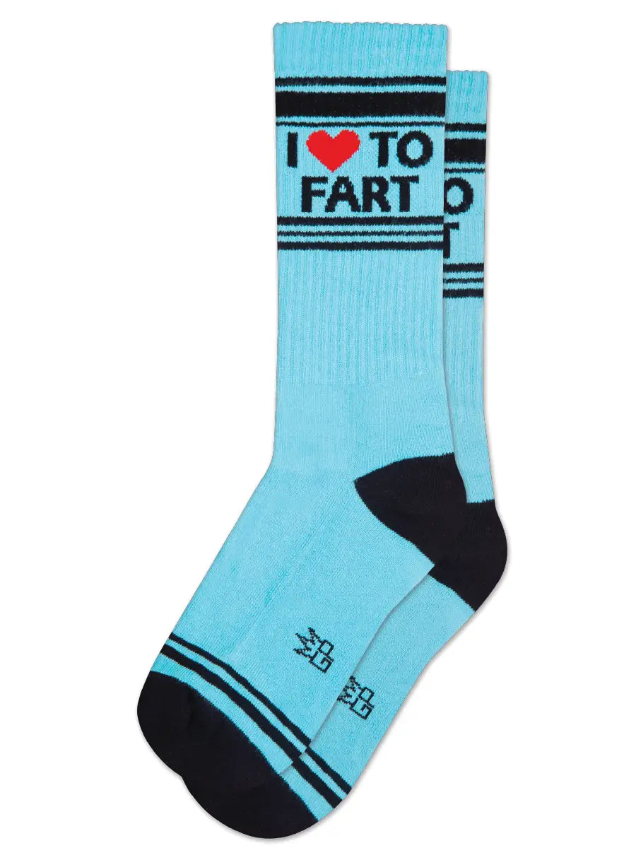 I Love To Fart Socks by Gumball Poodle