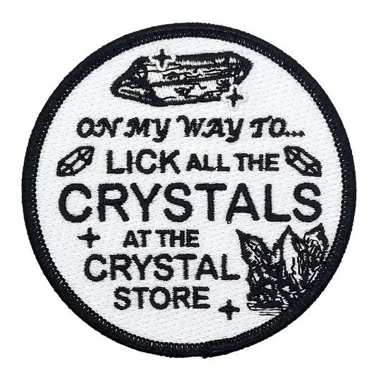Crystal Licker Embroidered Patch by Arcane Bullshit