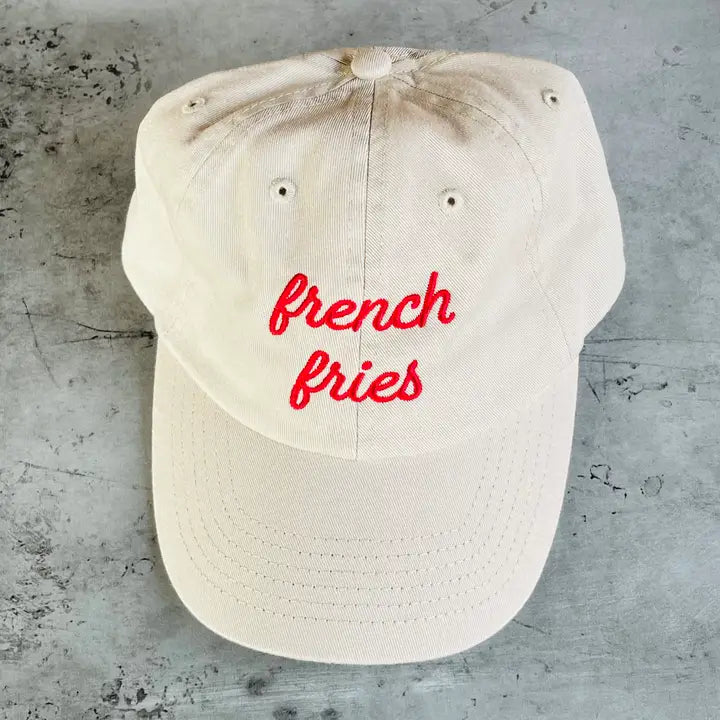 French Fries Foodie Baseball Cap by The Silver Spider