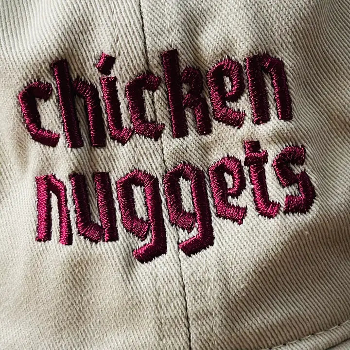 Chicken Nuggets Baseball Cap by The Silver Spider