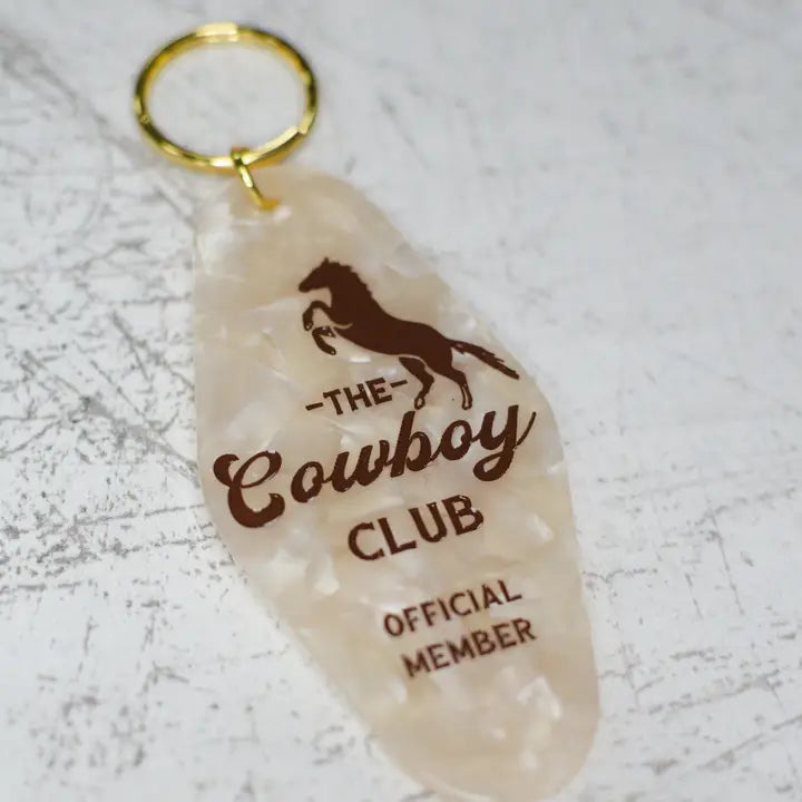 The Cowboy Club Motel Keychain by Rock And Rose Motel