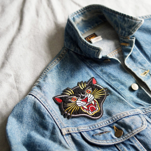 Black Panther Chenille Patch by Stuntin' Goods
