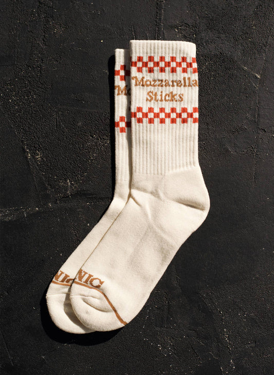 Mozzarella Sticks Socks by Pyknic