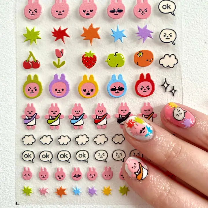 3D Nail Stickers by Clarice Tudor