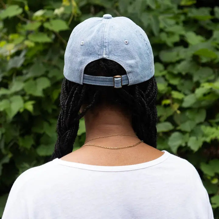 Hey Gorgeous Denim Cap by Stay Home Club