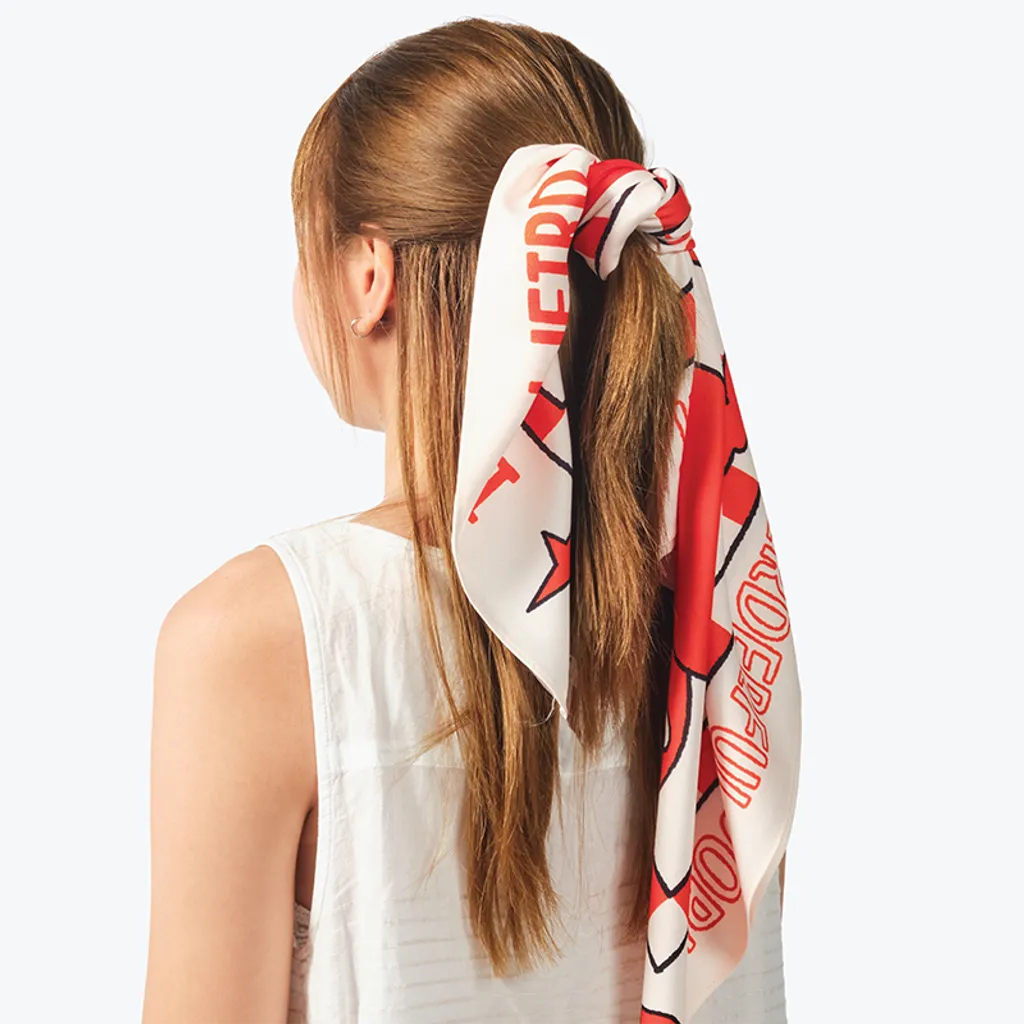 What A Weirdiful World Red Monotone Bandana by Good Pair Socks