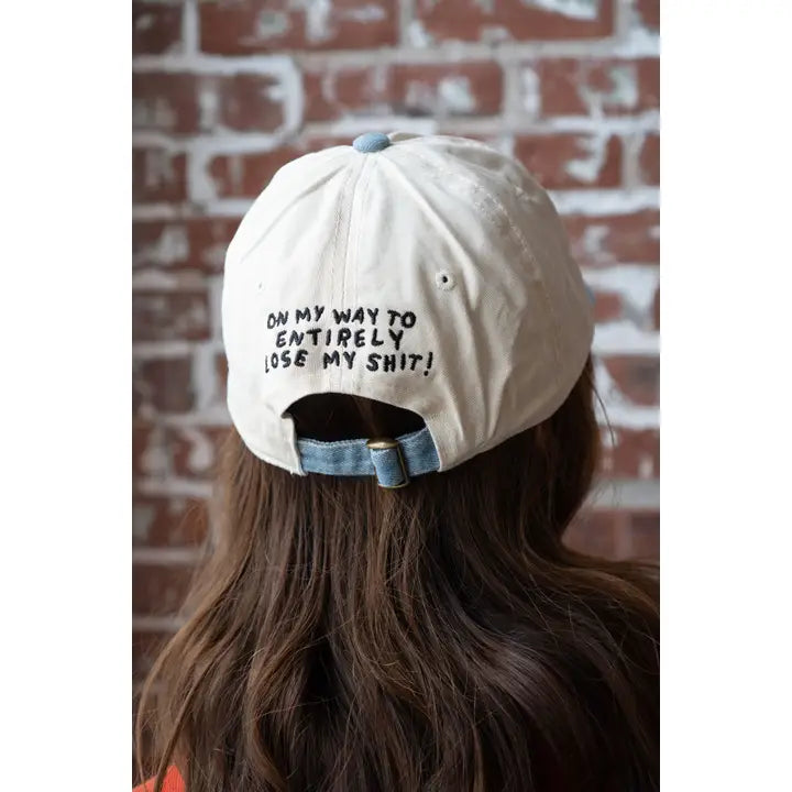 Lose My Shit Front & Back Dad Hat by Stay Home Club