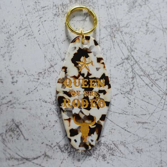 Queen of the Rodeo Motel Keychain by Rock And Rose Motel