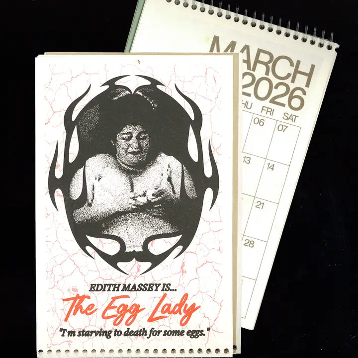 2026 John Waters Calendar by Back of Beyond Press