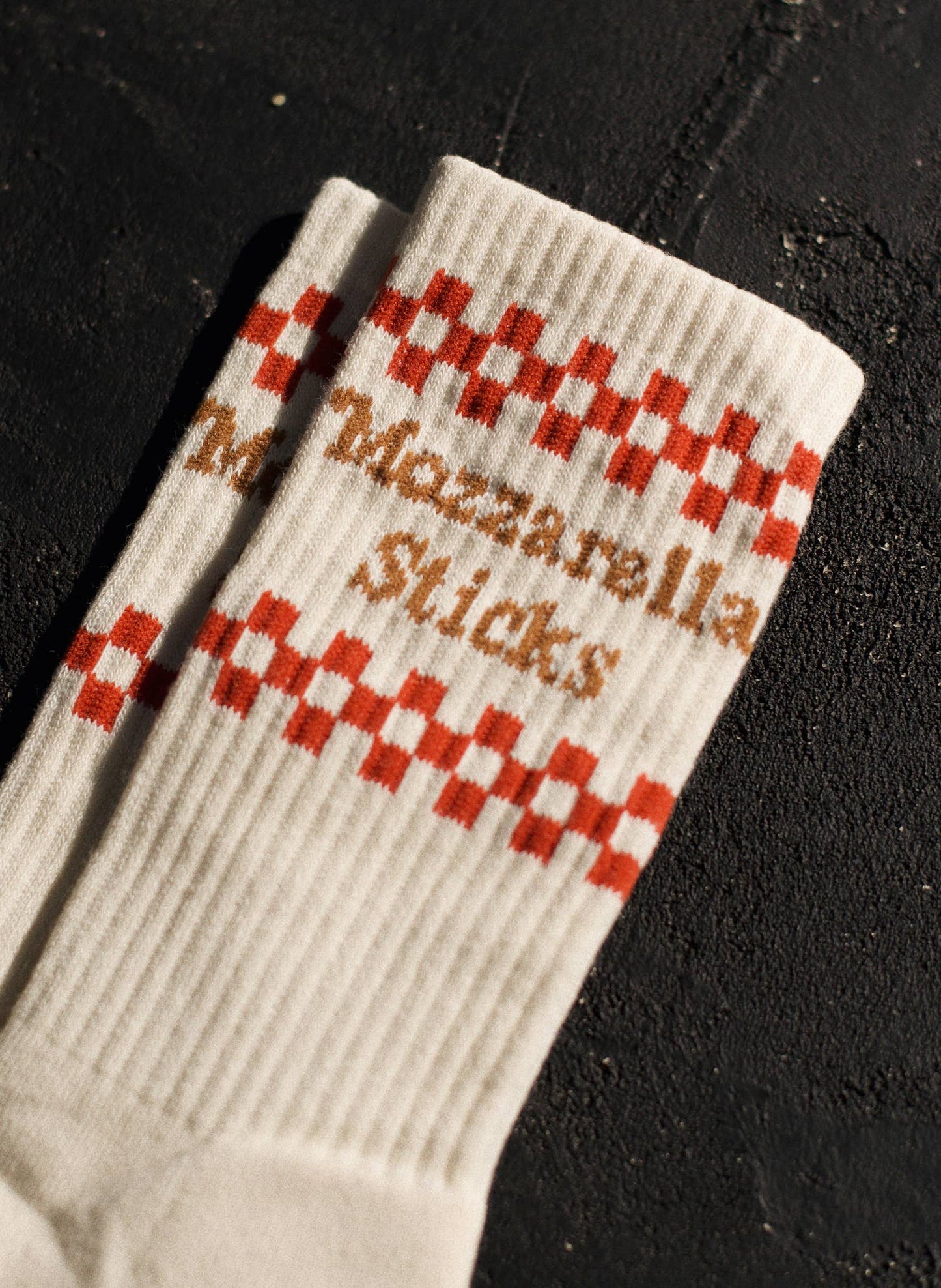 Mozzarella Sticks Socks by Pyknic