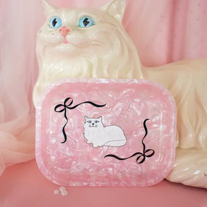 Miss Kitty Trinket Tray by A Shop Of Things