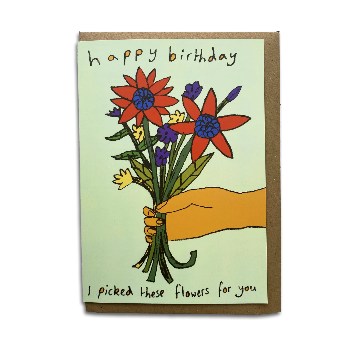 Flowers For You Card by bigfatbamini
