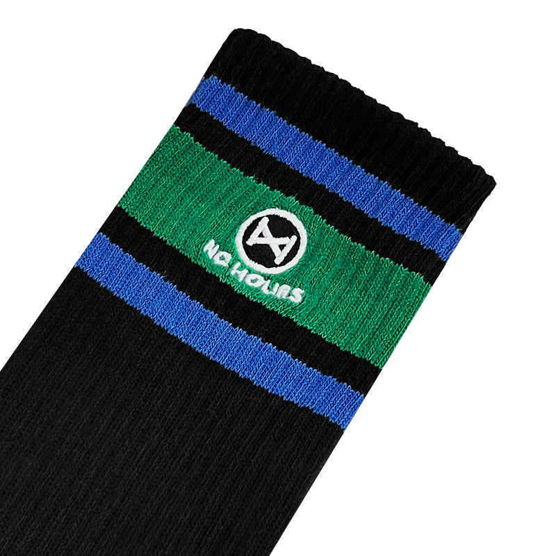 HOMEBODY Black Green Blue SOCKS by No Hours