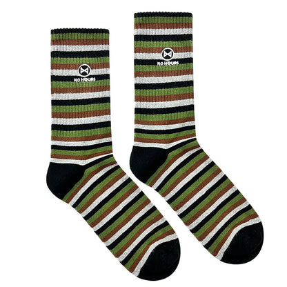 BARCODE Multi stripe SOCKS by No Hours