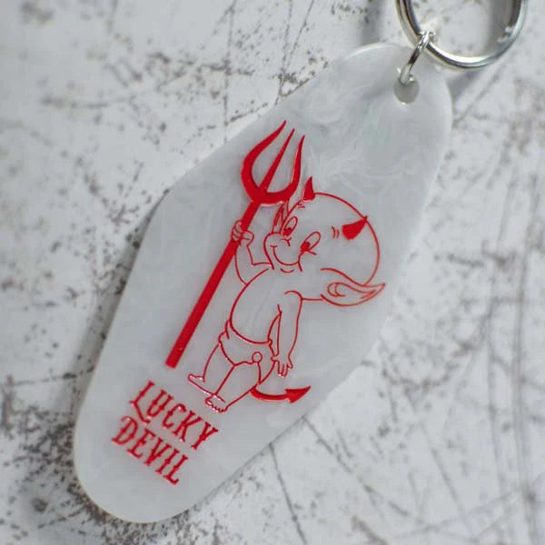 Lucky Devil Motel Keychain by Rock And Rose Motel