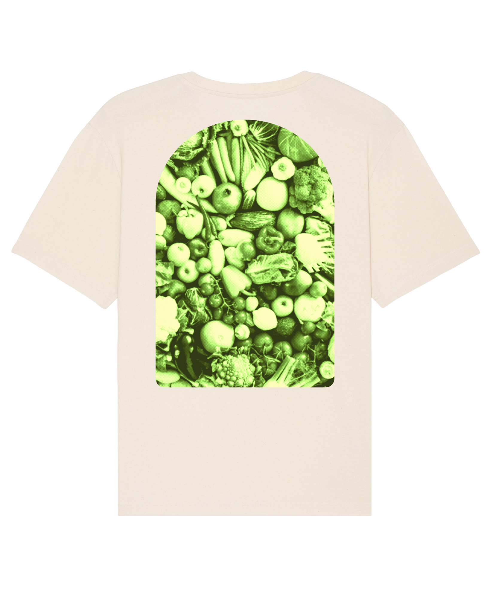 Eat Your Vegetables Natural Raw TEE by Family Store