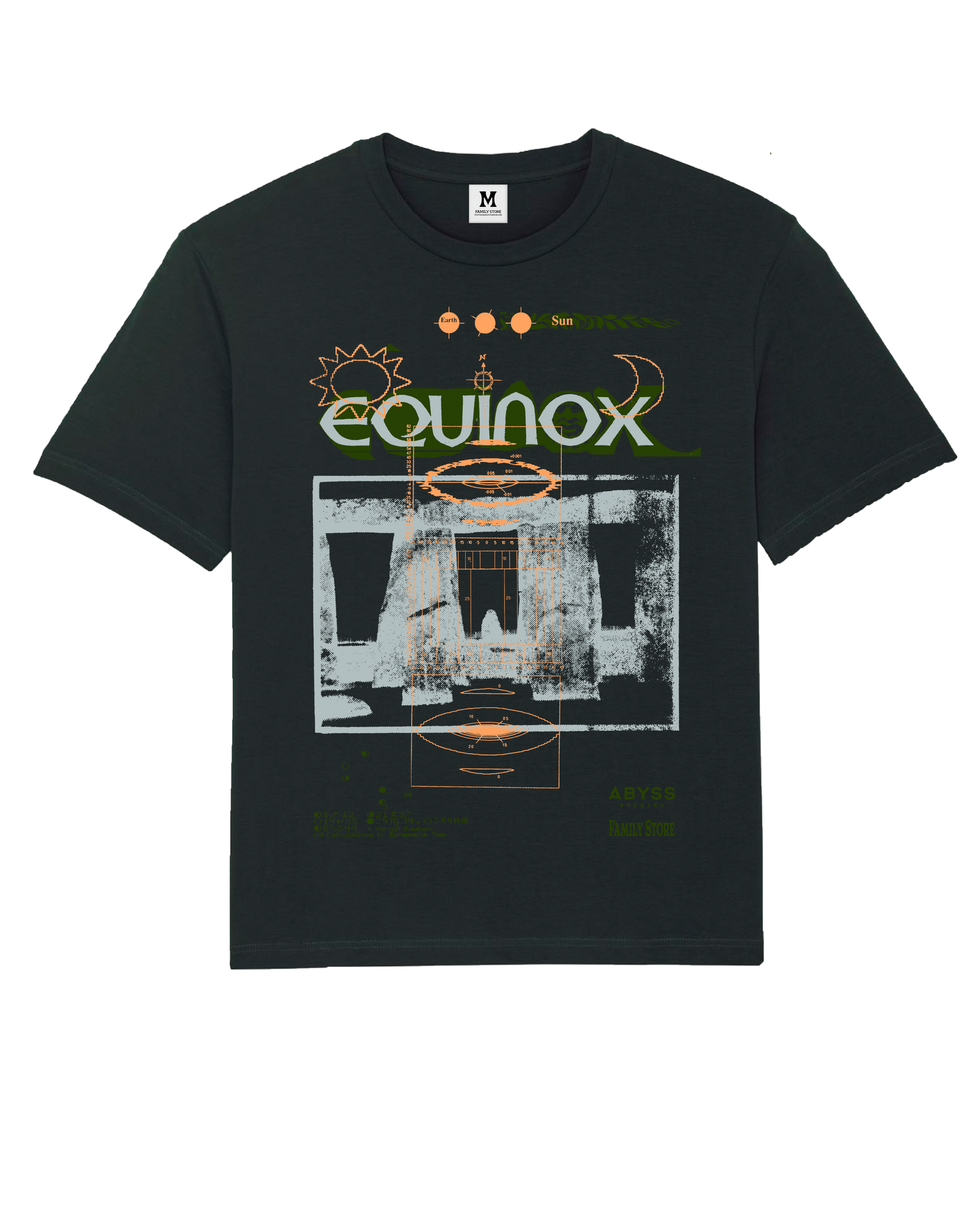 FS X Abyss Brewery Equinox T-shirt by Patrick Saville (Front Only)