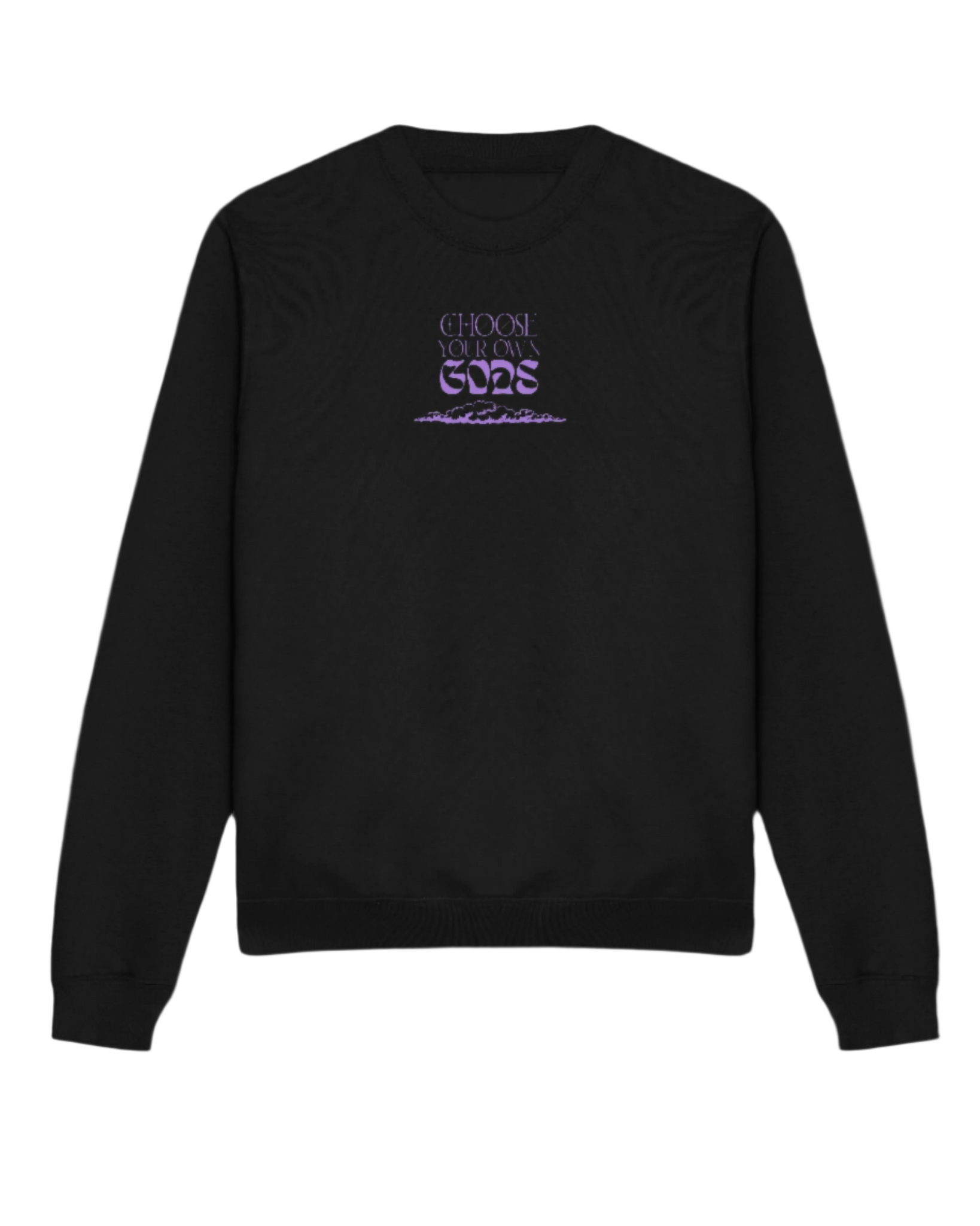 Choose Your Own Gods Black Sweat by Family Store