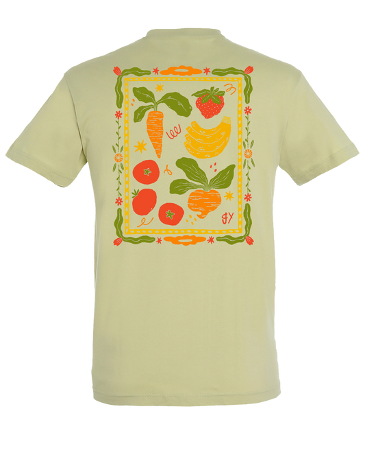 DELICIOUS FRUIT Green Sage Tee by FS x GRACE YENCER