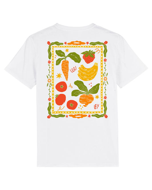 DELICIOUS FRUIT White Tee by FS x GRACE YENCER