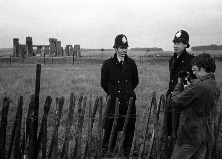 Homer Sykes — Stonehenge 1970s Counterculture Photography Zine by Cafe Royal