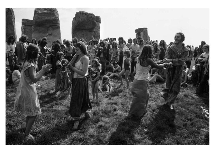 Homer Sykes — Stonehenge 1970s Counterculture Photography Zine by Cafe Royal