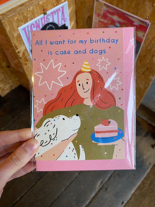 Birthday Dogs card by Uschie