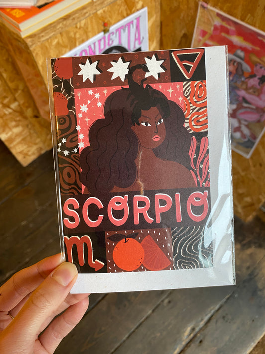Scorpio Astro card by Uschie