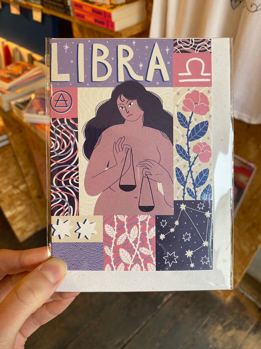 Libra Astro card by Uschie