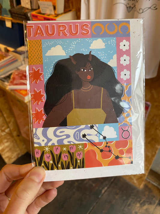 Taurus Astro card by Uschie