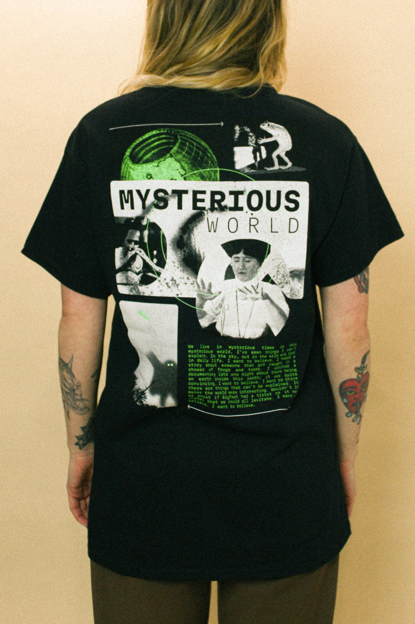 Mysterious World Black T-Shirt