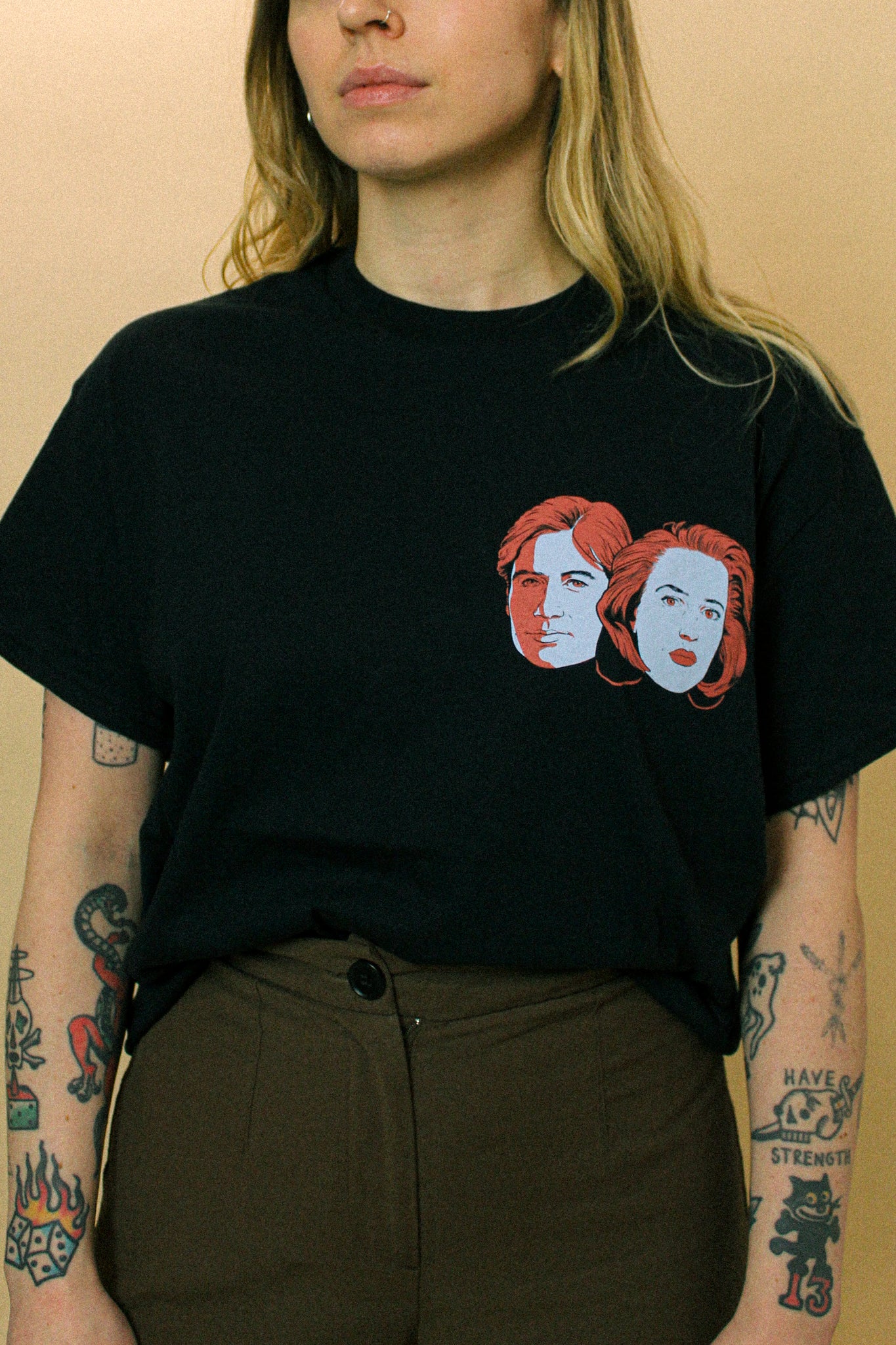 X Files T-shirt by Louise Pomeroy