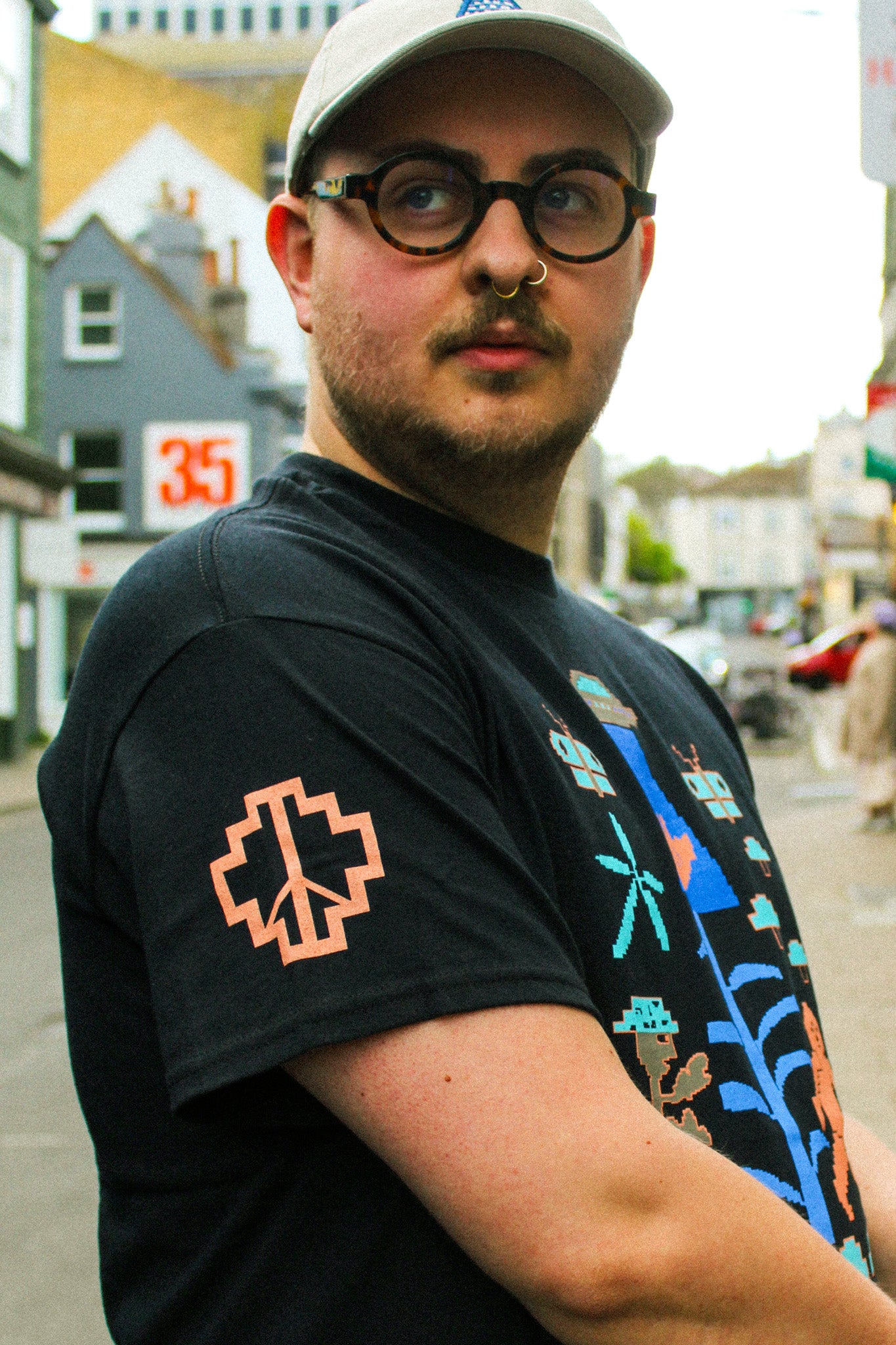 FS X Stewart Easton Pixel Black T-Shirt