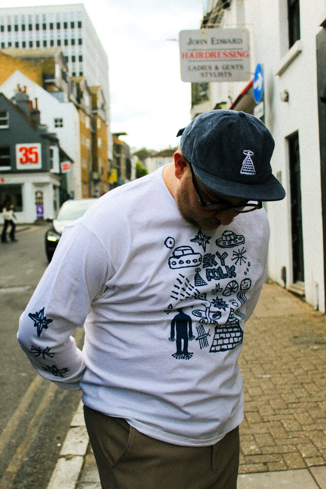 Sky Folk Longsleeve by Stewart Easton