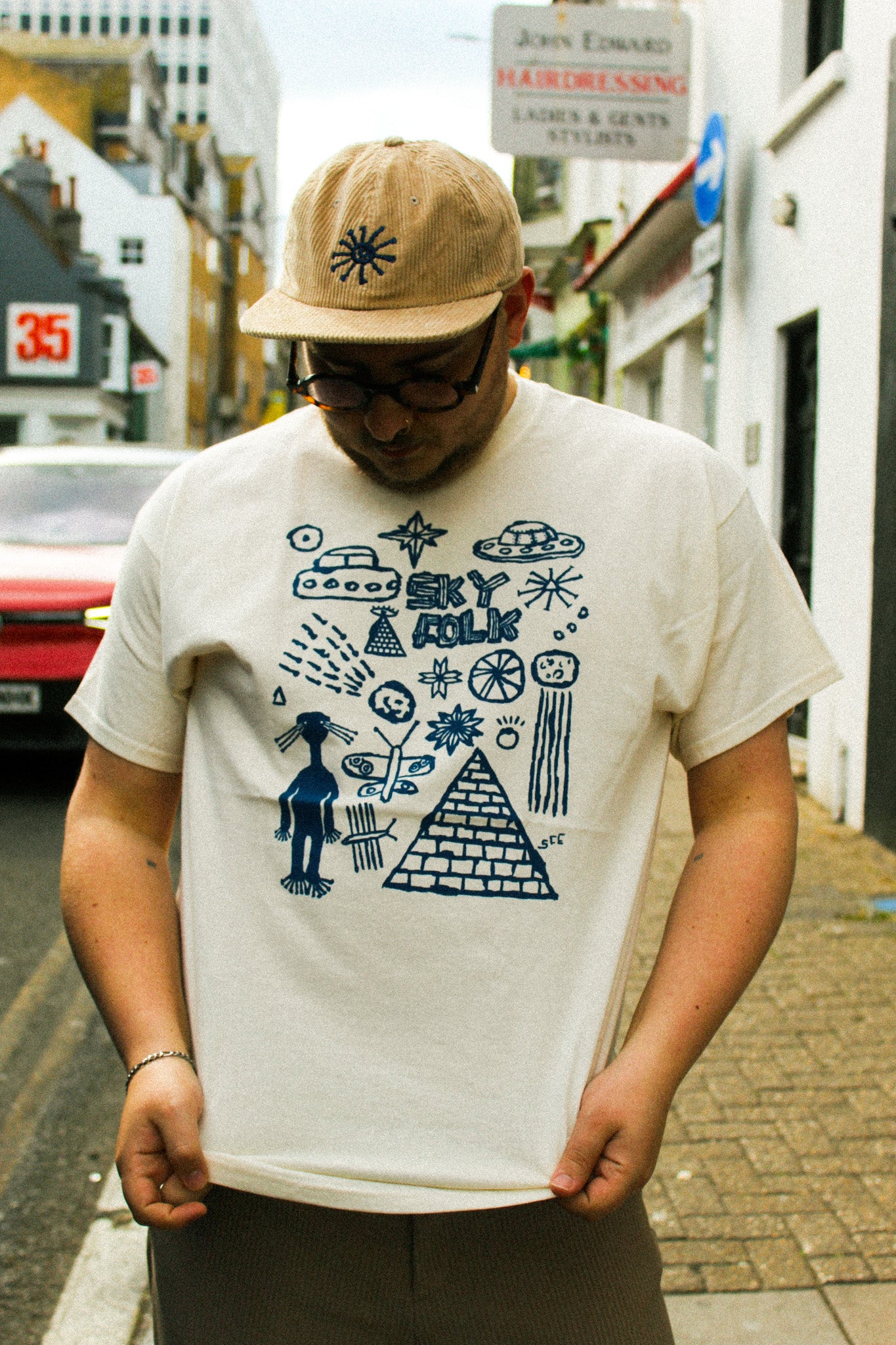 Sky Folk T-Shirt by Stewart Easton
