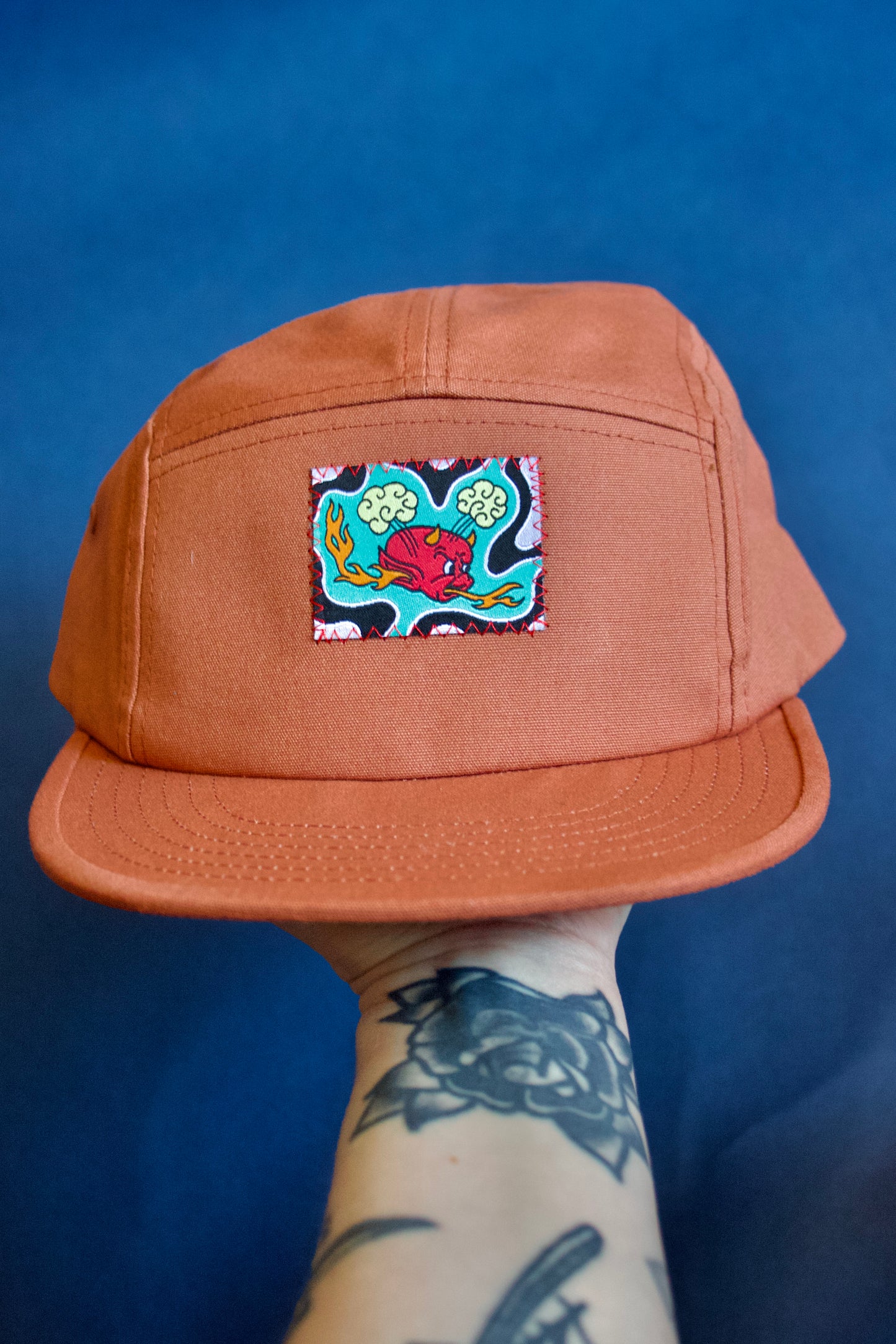 Hot Stuff Rust 5 PANEL CAP BY FURIOUS CREATIONZ