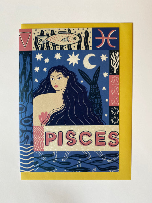 Pisces card by Uschie