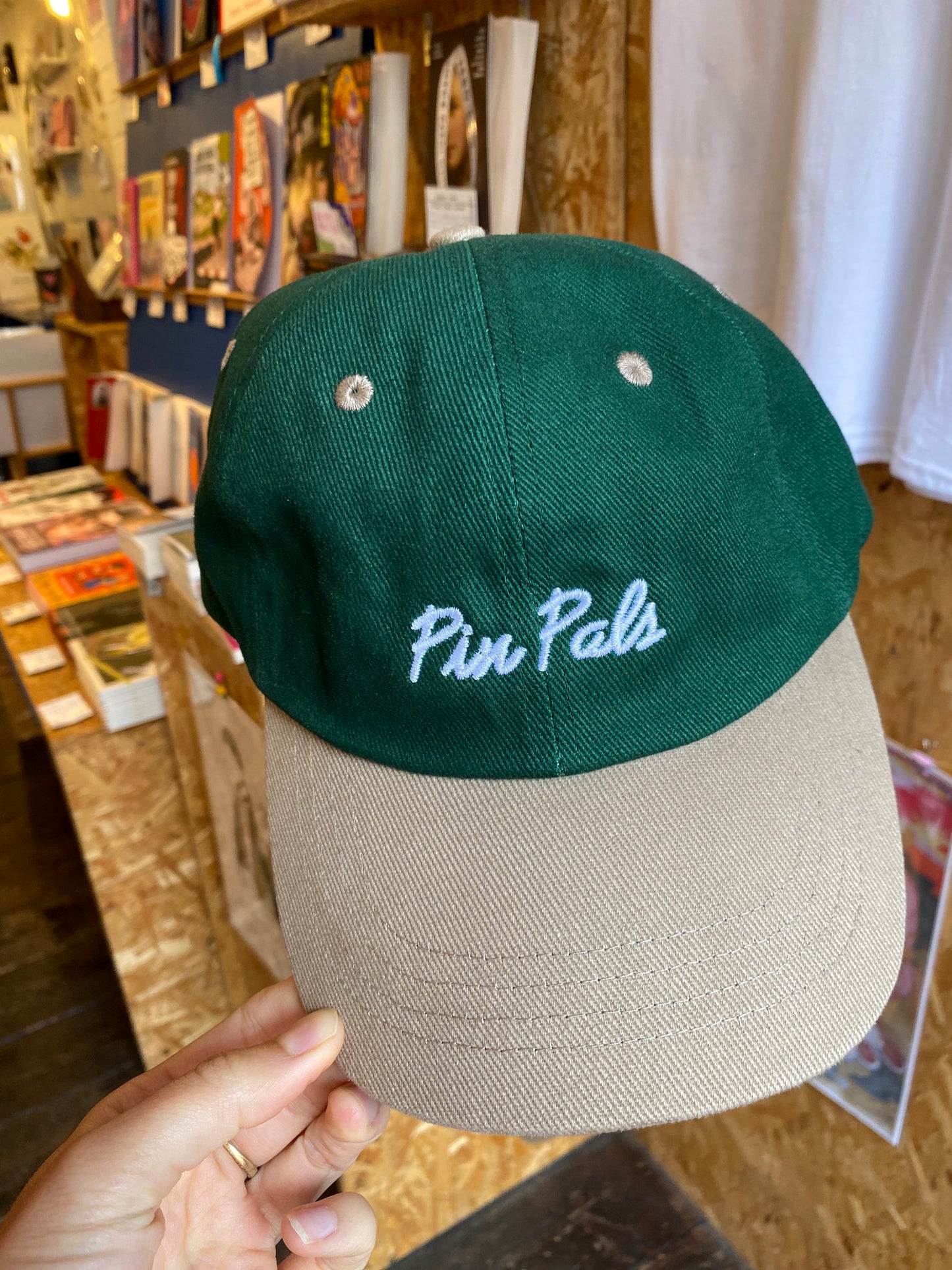 Pin Pals Forest Green Cap by Damn Pet Shop