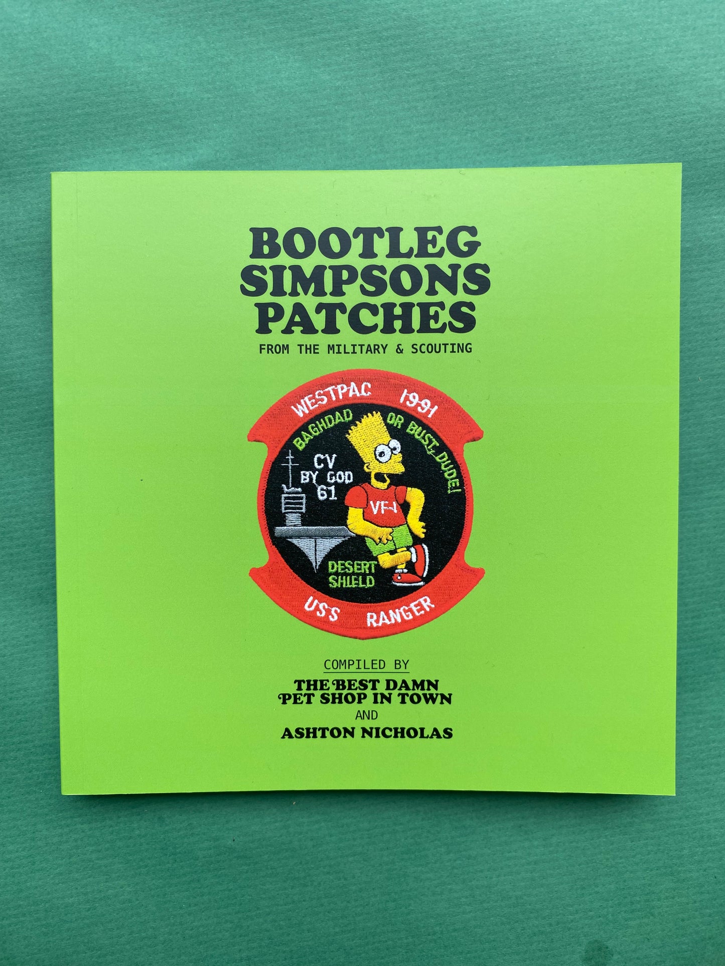 Bootleg Patches from The Military & Scouting Book by Damn Pet Shop