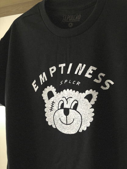 Emptiness Black T-Shirt by Sepulcro