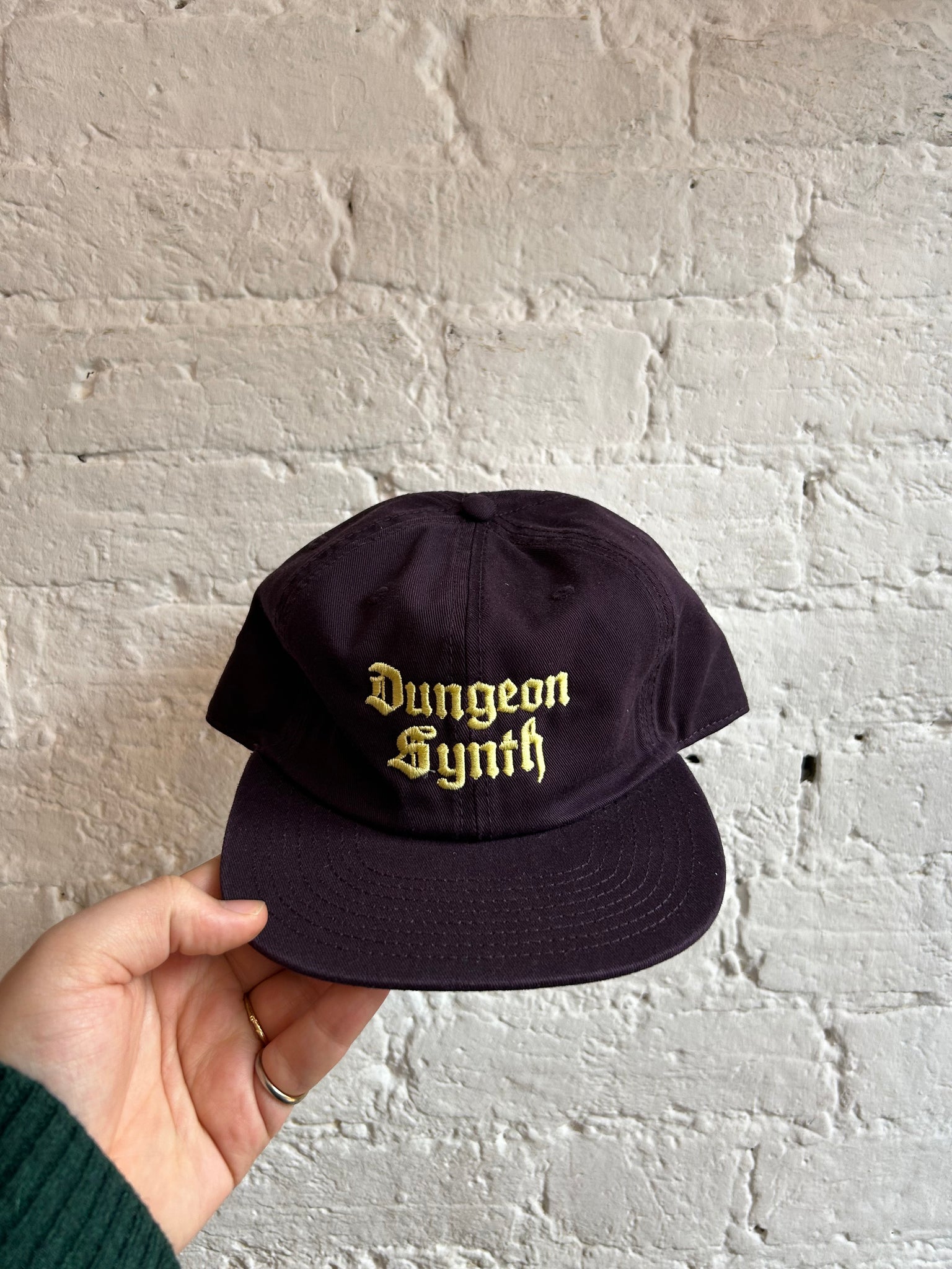 Dungeon Synth Embroidered Cap Plum